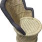 	 Kids Chair With Black Weaving