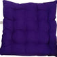 Handmakers Cotton Cushion with Square shape for Chair  Seat Cushion (18 inch X 18 Inch, Blue)