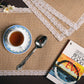 Natural Handmade Jute Rectangle Placemats a Dinning mat / Tablemats ( Set of 6 )