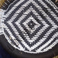 Black & White Mudda Chair ( Flower Design )