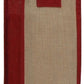 Natural pure Jute Handbags and bottle bags With Red Color