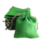 green jute potlis bag