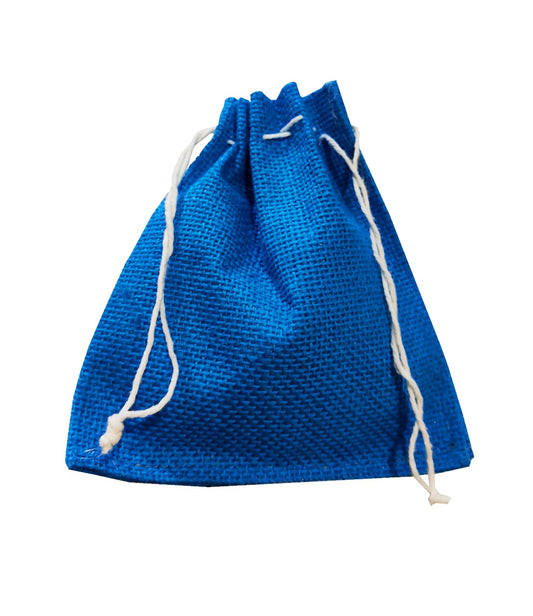 Royal Blue Jute Gift Bag