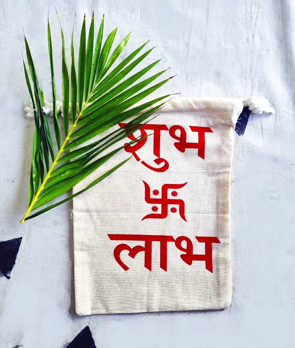 Handmakers Shubh Labh Potli Bag