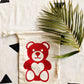 Handmakers Teddy Bear Cotton Potli Bag,