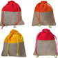 Handmakers Velvet Jute Potli Bag