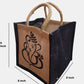 Handmakers Small Ganesha Jute Bags for gifts for special religious occasion