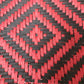 Handmakers  Black and Red Wooden Weaving Chowki