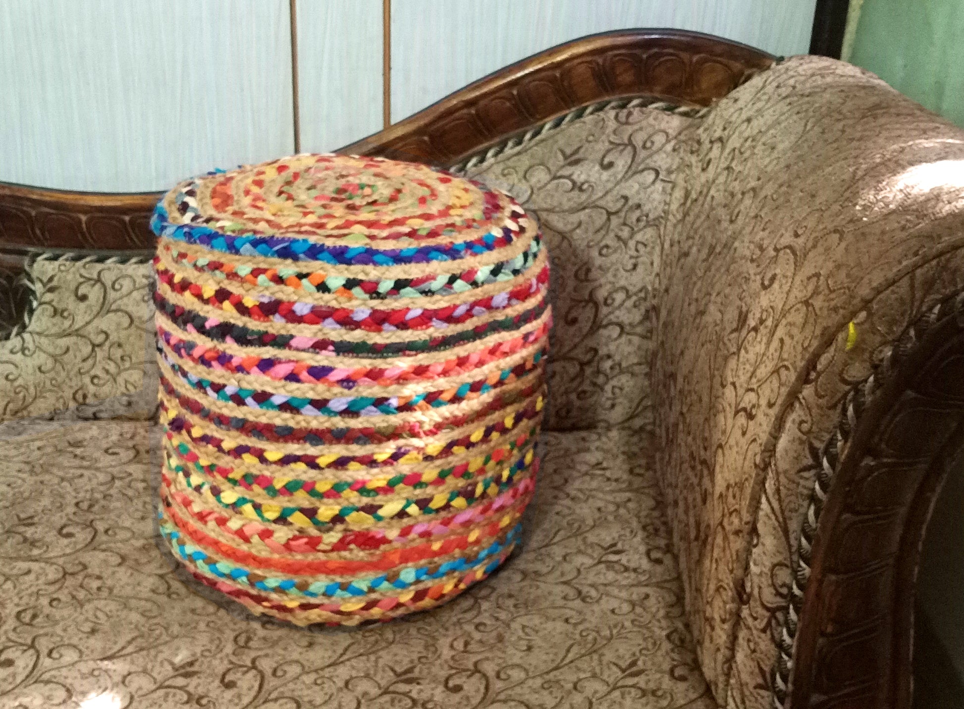 Pouffe seating stool