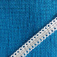 Handmakers Small Jute Gift Bags with Blue Green color for Gifts (Set of 2)
