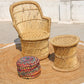 Natural Balcony mudda chair set