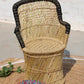 Handmakers ! Black & Beige Bamboo (SARKANDA) Chair