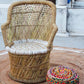 Natural White and Beige Mudda Chair