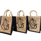 Handmakers Small Ganesha Jute Bags for gifts for special religious occasion
