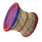 Blue & Red Weaving Mudda stool