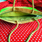 Handmakers Natural Jute Handbags for women with Green Color