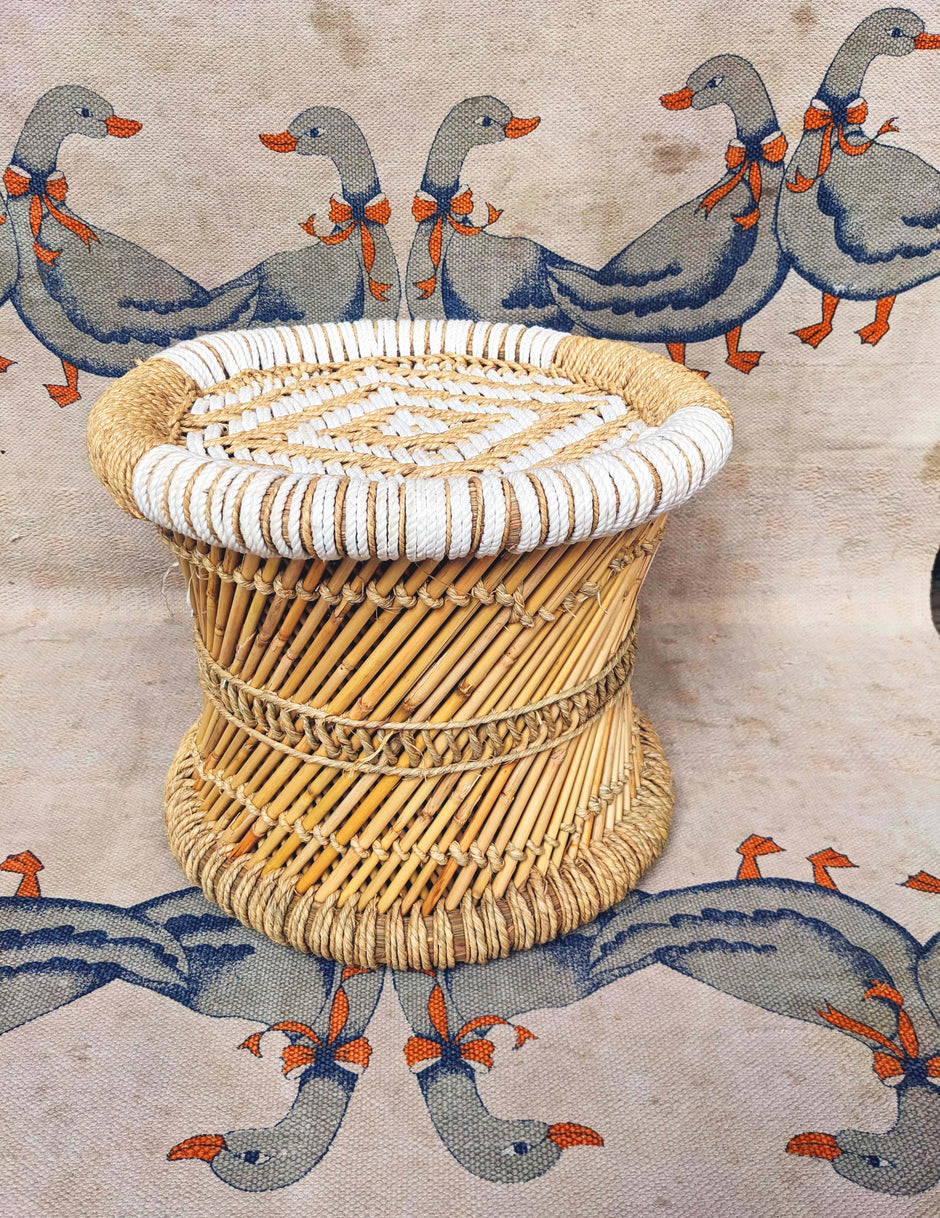 Buy Bamboo Stool Online - Mudda Stool - Handmakers