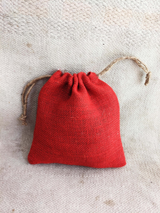 Red jute Gift Potli Bags