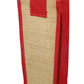 Handmakers Red and Beige  jute water bottle bag  Pack of 2