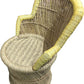Handmakers Bamboo Mudda chair with Yellow for Kids