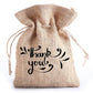 Thank You Printed Jute Bag