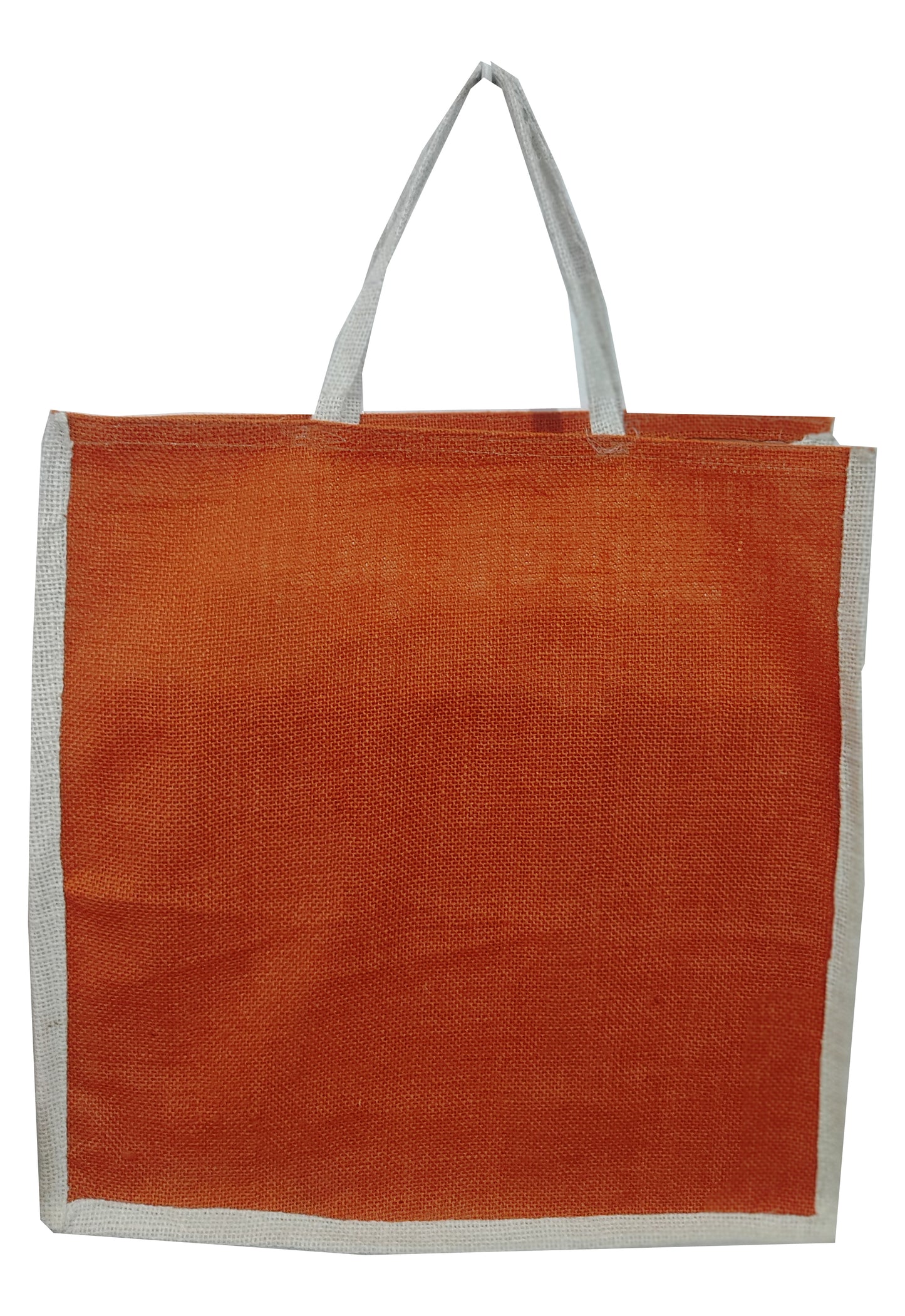Natural handmade pure Orange jute bag with Rectangular Shape (Set of 4)
