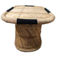 Handmakers | Natural Handmade Bamboo ( Sarkanda ) Black and Beige  Tea Table