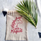 unicorn drawstring bag for kids