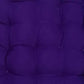 Handmakers Cotton Cushion with Square shape for Chair  Seat Cushion (18 inch X 18 Inch, Blue)