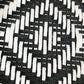 Handmakes Black & White Comfortable Relaxing Bamboo Mudda Stool