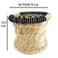 black mudda stool