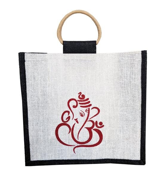 Elegant Jute Wedding Favor Bags with Black Color Personalized Jute Bags for a Memorable Wedding Celebration