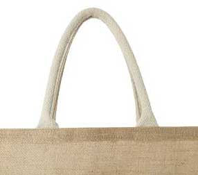 Natural Jute Cloth Handbag With White and Beige :- (Set of 2)