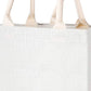 Natural Handmade White Jute Tote Bags – Set of 3 Large Reusable Burlap Handbags with Handles