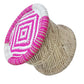 Handmakers handmade relaxing mudda stool with pink color