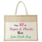 Natural Handmade Pure Jute Handbag With Pure White and  Beige (Set of 2)