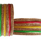 Handmakers ! Jaipuri Traditional Lac Multicolor Bangles set of (7+7)