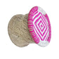 Handmakers handmade relaxing mudda stool with pink color