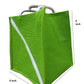 Handmakers Small Jute Gift Bags with Blue Green color for Gifts (Set of 2)