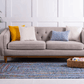 Rectangle shape Jeans Jute  Area rug