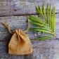 Beige jute potli bags