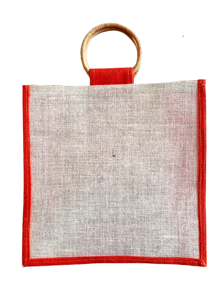 Elegant Jute Wedding Favor Bags with Orange Color Personalized Jute Bags for a Memorable Wedding Celebration pack of 2,4
