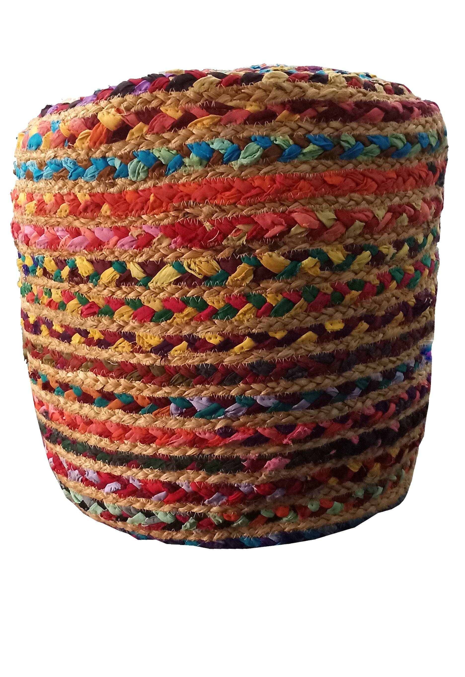 Jute Pouf