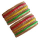 Handmakers ! Jaipuri Traditional Lac Multicolor Bangles set of (7+7)