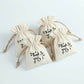 canvas thank you gift potli pouches