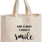 Handmakers Natural Cotton  Shopping Bag with cream color